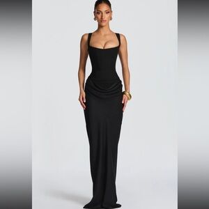 BABYBOO CORNELIA MAXI DRESS IN BLACK M